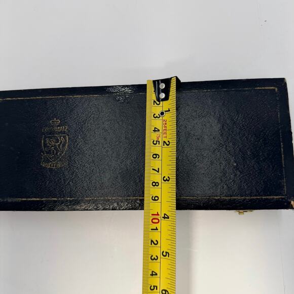 Vintage Kiak & Matz Sheffield England Stainless Carving Knife Set with Case - Picture 10 of 11